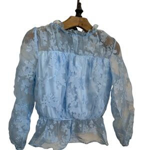 Marc New York Light Blue Blouse